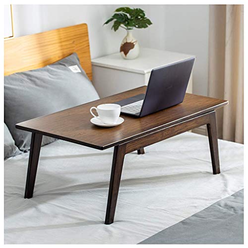 Table pliante bureau ordinateur portable table basse design bambou naturel lit