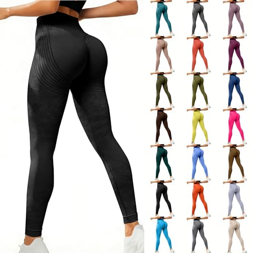 Anti Cellulite Leggings 3D Compression Resistance Band Legging Women Tummy Control Butt Lifting Enhancing Gym Yoga Pants Black Compression Leggings L