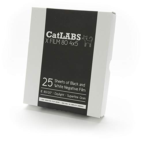 CatLABS X FILM 80 白黒フィルム 4x5 25枚
