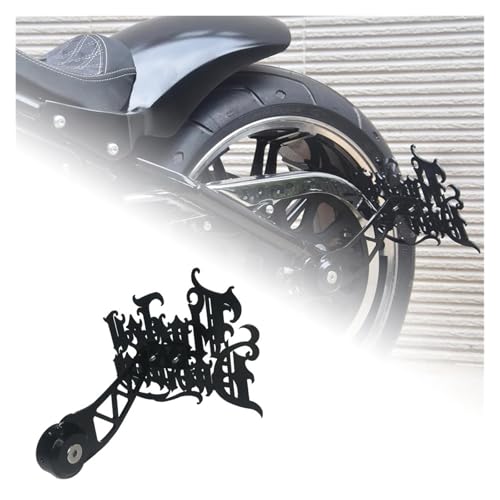 Support de plaque moto résistant aux vibrations pour Harley Softail Fat Boy