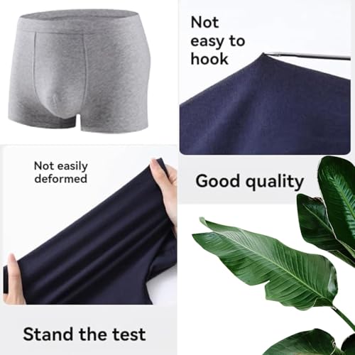 Octipa Men's Absorbent Incontinence Boxer Briefs, Octipa Men's Ultra-Absorbent Incontinence Boxer Briefs,Leakage Protection(01,Large)4