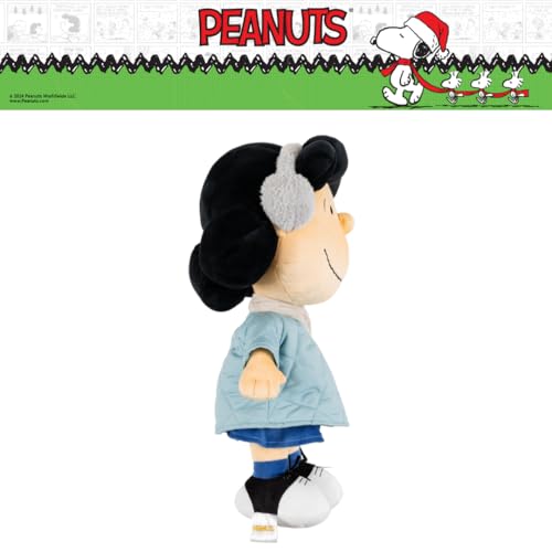 Image of Peanuts Lucy Holiday Bedding Super Soft Plush Cuddle Pillow Buddy, (Officially Licensed Product) By Franco