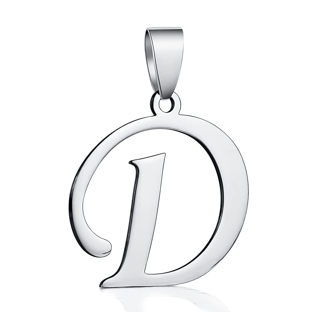 Stainless Steel Initial Letter Connector Charms Alphabet Pendant Diy Craft for Jewelry Making Necklaces Bracelets Keychain