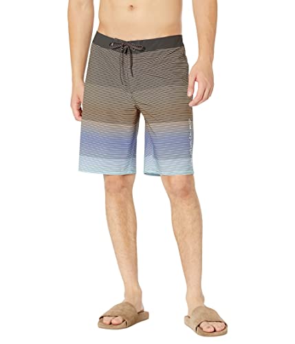Quiksilver Men's Standard Surfsilk Massive 20 Boardshort Swim Trunk Bathing Suit, Tarmac, 36
