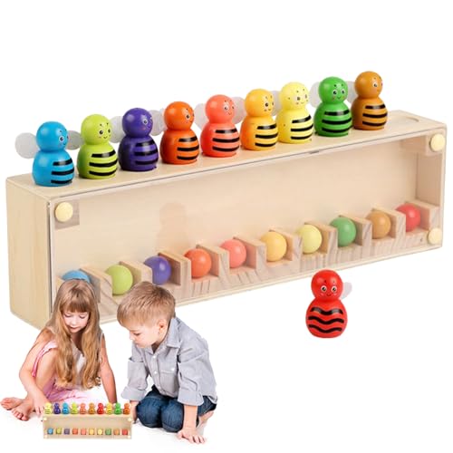 Jeu de mémoire pour la première enfance motricité fine en bois