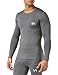 MEETYOO Herren Funktionsshirt Langarm Kompressionsshirt Shirt, Grau 2, XL