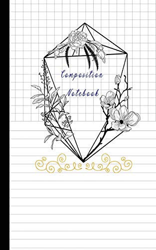 Composition Notebook: Half College Ruled / Half Graph 4x4 mixed paper styles on one sheet to get creative: Coordinate, grid, squared, math paper, for ... notes, draw sketches, Diary Journal Organizer image 3