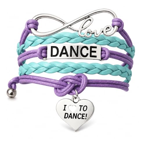 Dance Charm Bracelet Infinity Love