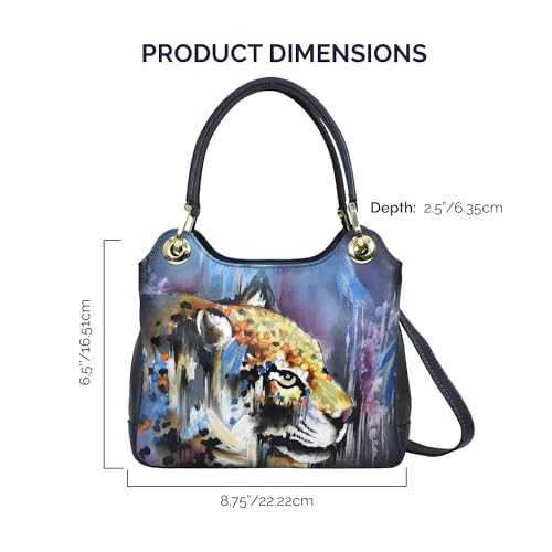 Image of Anuschka Satchel with Crossbody Strap-708