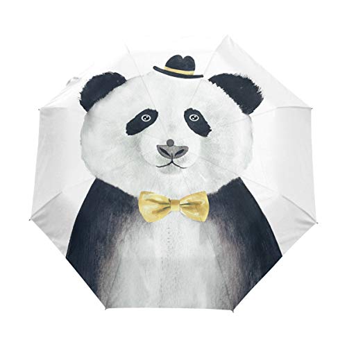 Parapluie pliant panda automatique pour vos journées à la plage