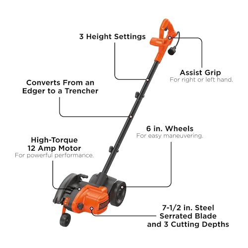 BLACK+DECKER 2-in-1 Electric Edger