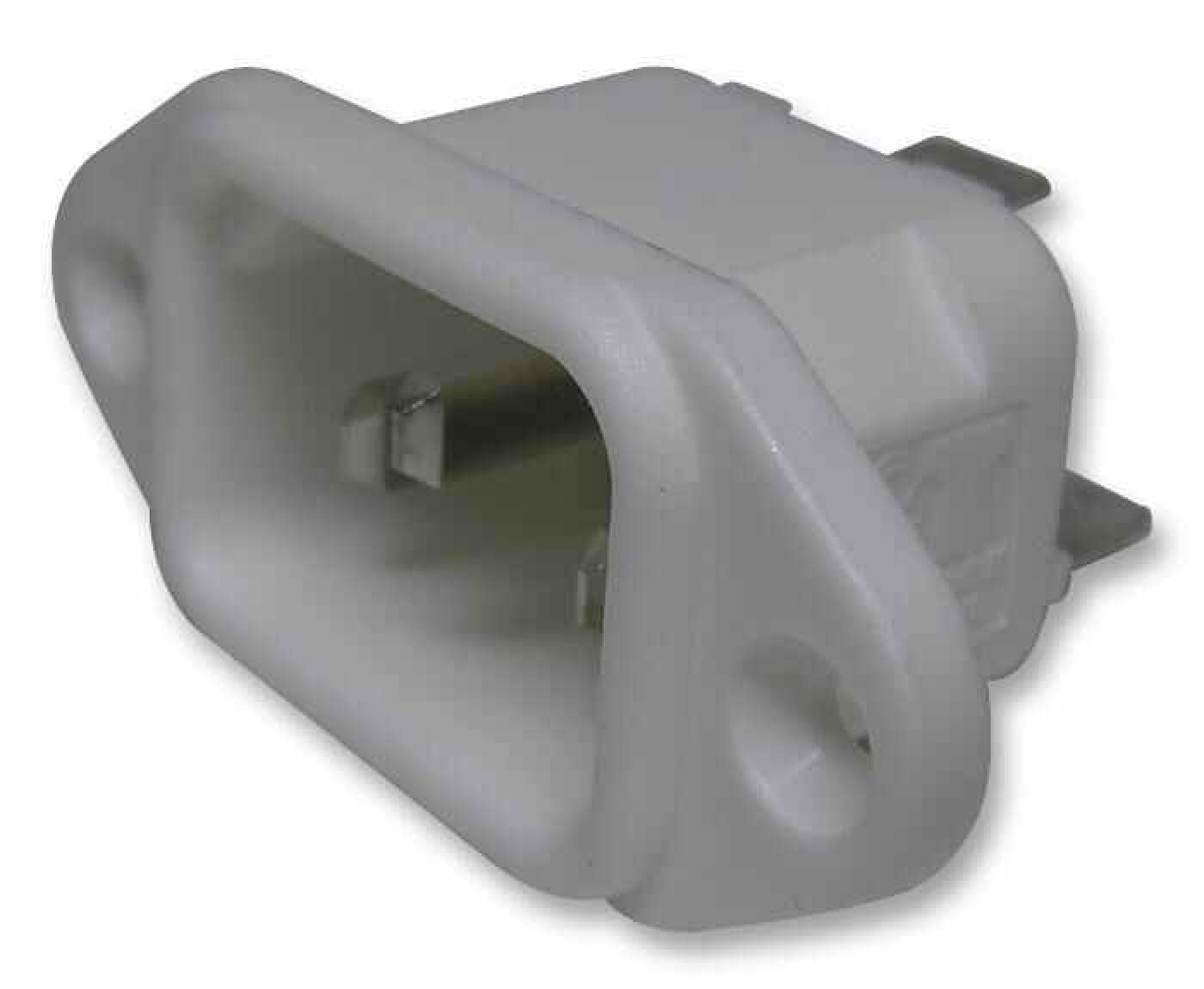 BULGIN Limited - IEC Panel Plug White 6.35mm