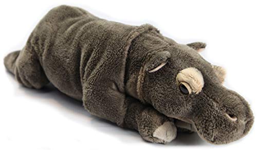 NICI Magnete Peluche Ippopotamo 12 Cm - Linea Wild, Colore Grigio, 47955.NIC - Giocattolo Magnetico