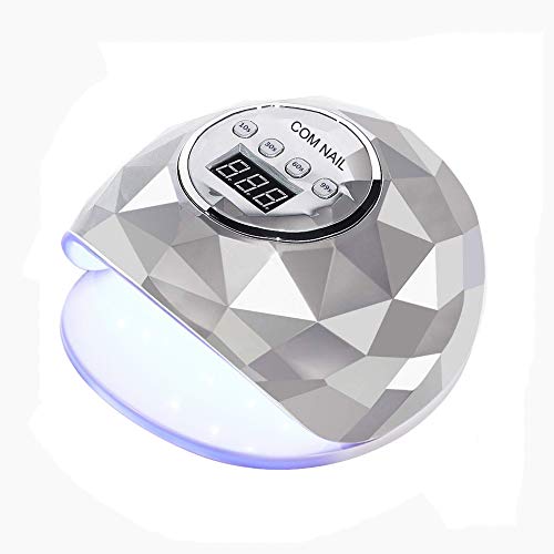 Nail Dryer Led Gel Nail Lamp Nail Dryers for Gel and Regular Polish UV LED Nail Lamp Gel Top Coat Home Use Led with Auto Shut Off (Silver?