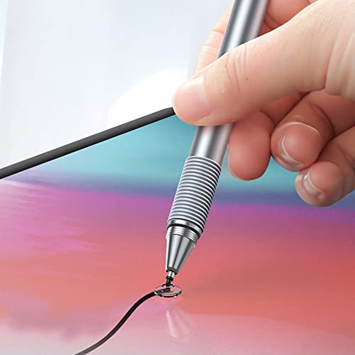 Stylet tactile universel argenté haute précision pour tablettes iPad et écrans Android