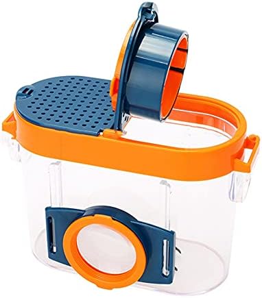 RUIXIA Bug Catcher and Viewer Microscope Kids Educational Science Nature Exploration Tools with Tweezers 2.6X/4.5X Backyard Explorer Insects Observation Magnifying Pot Living Adventure Critter Case 6 41hBjwrCyfL. AC