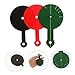 VANZACK 6pcs Enhanced Accuracy Billiard Aim Trainer Pad Pool Table Aim Practicing Mat for Professionals Beginners