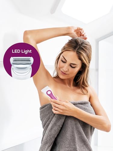 Beurer HL 36 scheerapparaat, elektrisch nat en droog scheerapparaat, 4 opzetstukken, beweegbaar scheerhoofd met trimfunctie, scheerfolie tegen huidirritatie, helder LED-licht, met oplaadbare batterij - Afbeelding 5