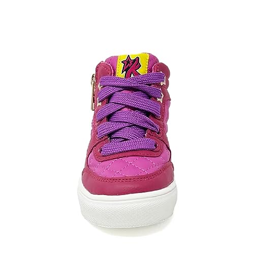 Toddler Girls High Top Sneakers Purple3