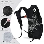 Hiking Backpack 10L/15L Small Daypack Lightweight Packable Travel Foldable Water Resistan for Women Men (Black, 10L) - Image 4