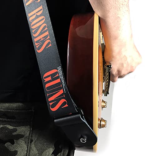 Perri PLLPCPGR Inscription Guns N Roses Sangle en polyester pour Guitare - Les Beatles, Paul McCartney, John Lennon, RIngo Starr, George Harrison Perri PLLPCPGR Inscription Guns N Roses Sangle en polyester pour Guitare – Image 7