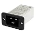Aexit Solder Lug Signal Filters Terminals 10A 125V/250VAC IEC Inlet Electromagnetic Interference Filters EMI Filter