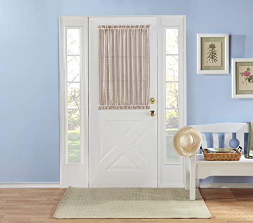 Stylemaster Montauk novelty sheer door panel, 53" x 40", Natural
