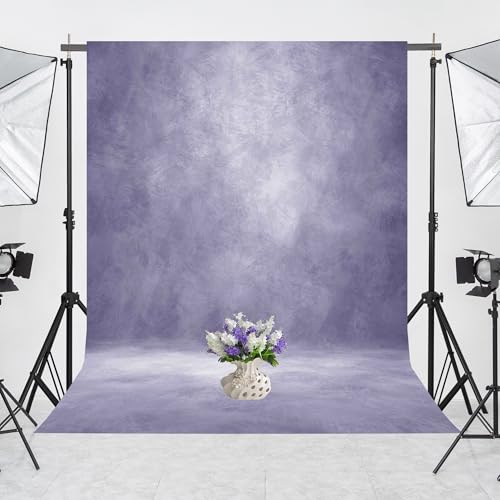 Image of Abstract Photography Backdrop for Photoshoot 6x8ft,Light Purple,No Stand