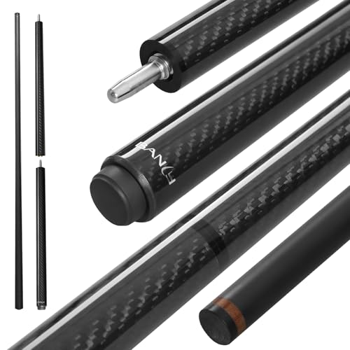 Banly Carbon Fiber Break Cue 58" Jump Break Pool Cue Stick, 21oz Uni-Loc Heavy Hit, 13mm Phenolic Tip, 3-Piece Professional Billiard Cue for Adults