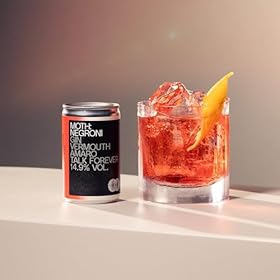 Buy MOTH Negroni Ready Mixed Cocktails – Enjoy the Perfect Blend of Gin, Amaro, and Vermouth with Punchy Floral Notes