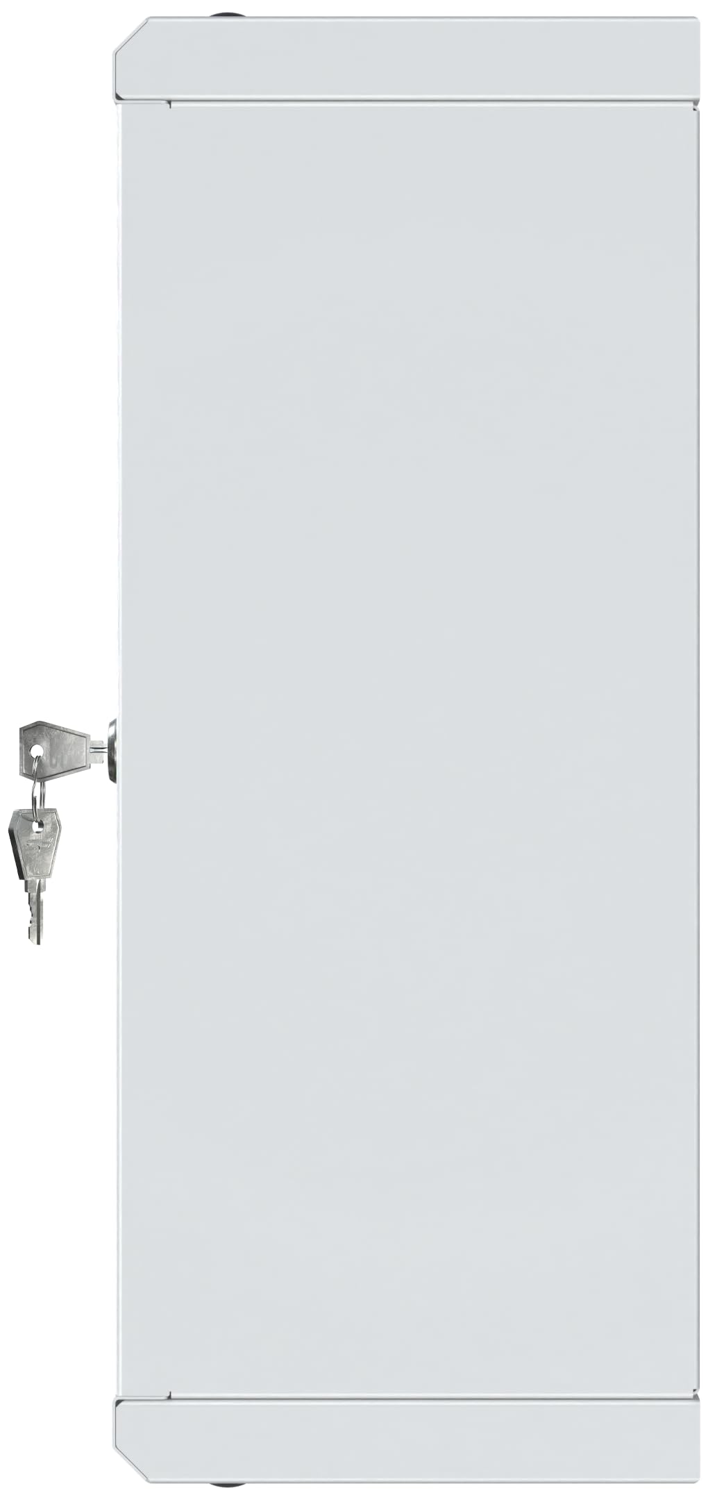 Boite de Derivation Etanche Exterieur 400x400x160mm IP20 - Coffret Electrique Etanche en Acier et étanche à la Poussière - Boite de Derivation avec Serrure et Deux Clés