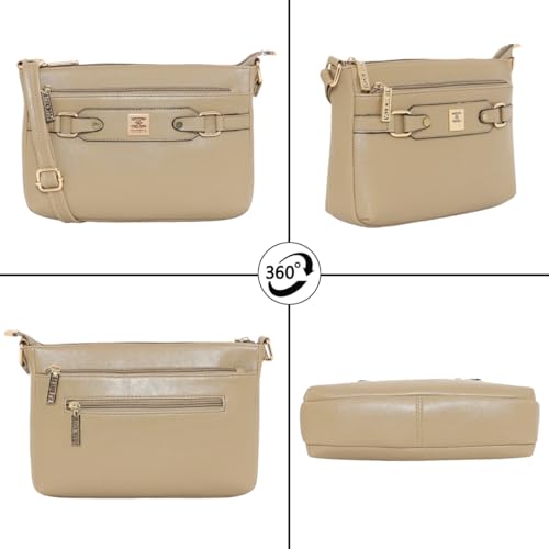 Image of ESBEDA Classic Structured Buckle Sling For Women | Ladies Purse | Slings For Casual Carry | Stylish Sling Bag | Gift Bag For Women