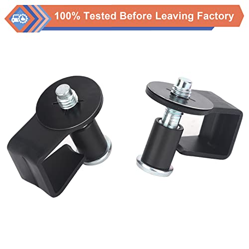 ZONFANT 2 Pcs Door Striker Bolts Set, Door Latch Lock Striker Bolts Including Bushing Compatible With Ford Lincoln Mercury Vehicle Select 1980-1998, Replace#E9AZ5422008A 38448