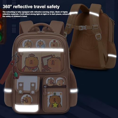 Mochila de Capibara escolar y para portátil ideal para estudiantes 3