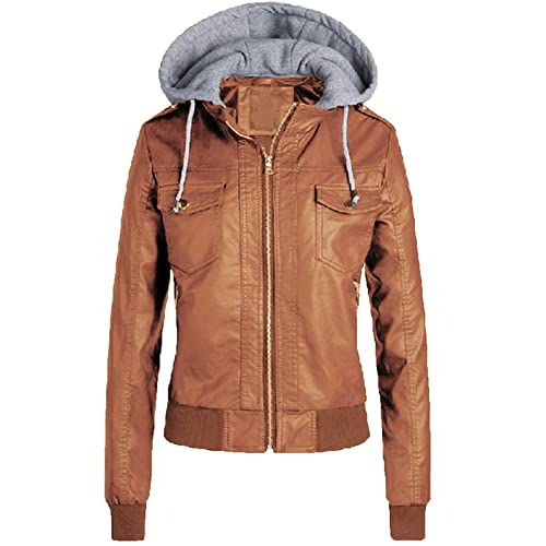 Veste de moto courte pour femme cherchant un manteau ajusté et chaud