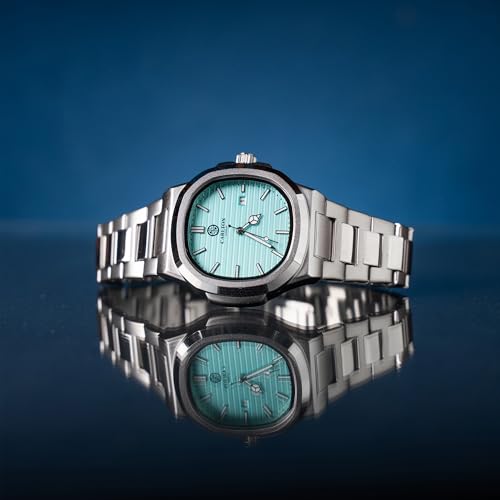 Image of Carlton London Men Stainless Steel Analog Watch | Black Waterproof Watches for Men Boys Male | Fashionable Trendy Quartz Movement Wrist Watch