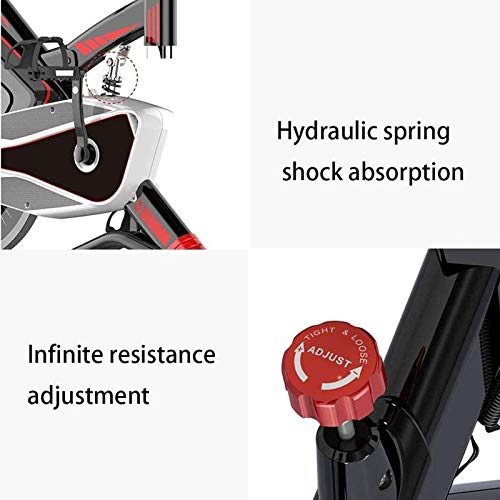 Image of Household Bicycle Indoor Sports Aerobic Training Exercise Bikes for Lose with Low-Noise Belt Drive