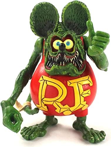 mkjinmei Ratfink Model Toys, Joint Movable Dolls Games PVC Action Figure Rat Fink Mouse Collectible Model Toy Figure Birthday Gifts 12 cm