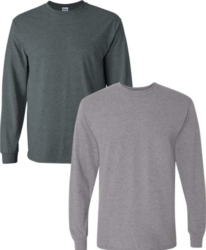 Image of Gildan Men's Ultra Cotton Long Sleeve T-shirt, Style G2400
