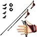 Attrac Nordic Walking Classic Wanderstöcke 69-136cm versch. Farben - Trekkingstöcke Aluminium Stöcke mit Anti-Shock Dämpfung - Teleskop verstellbar und leicht mit Workout und App I Opt. Tragetasche AC Wand  günstig Kaufen-Attrac Nordic Walking Classic Wanderstöcke 69-136cm versch. Farben - Trekkingstöcke Aluminium Stöcke mit Anti-Shock Dämpfung - Teleskop verstellbar und leicht mit Workout und App I Opt. Tragetasche