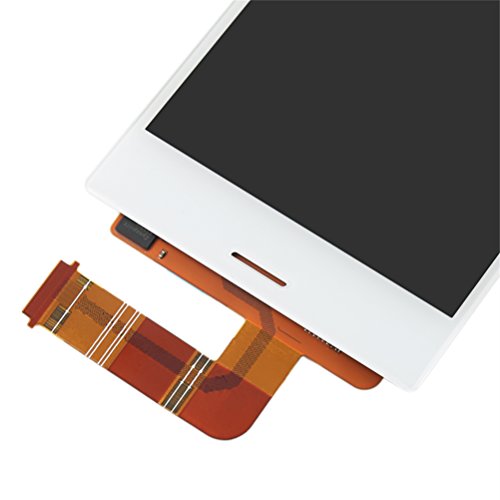 Image of LCD Screen Display with Digitizer Touch Panel Without Bezel Frame Compatible with Sony Xperia X Compact F5321(White)