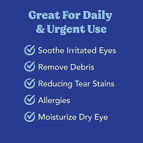 ANGELS’ EYES Multi-Purpose Sterile Eye Wash 4 oz | Eye Cleaner and Rinse, Tear Stain Reducer| for Allergies, Debris, Mucus, Irritation and Weepy Eyes | for All Dogs | with Boric Acid ANGELS’ EYES Multi-Purpose Sterile Eye Wash 4 oz | Eye Cleaner and Rinse, Tear Stain Reducer| for Allergies, Debris, Mucus, Irritation and Weepy Eyes | for All Dogs | with Boric Acid