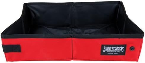 SturdiBox Foldable, Water Tight Box - 2 gallon: Red