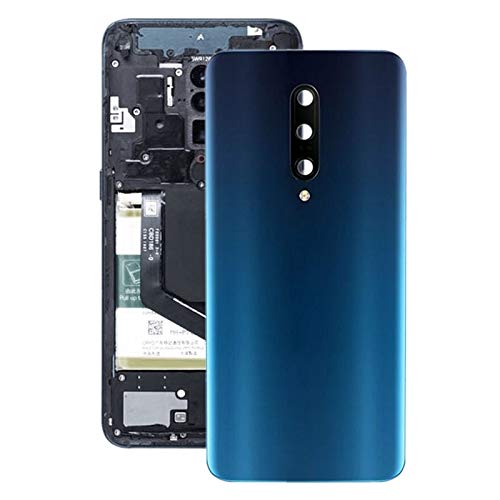 Coque arrière de batterie pour OnePlus 7 Pro bleu aux finitions premium soignées