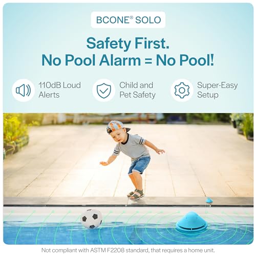 Lifebuoy Solo Pool Alarm Alarms For Inground Pools And Above Ground, Floating Pool Alarm Not Astm F2208 Certified, Bluetooth App, No Alerts To Mobile Phone, Not Compatible With Bcone Pool Safety Alarm thumb #1