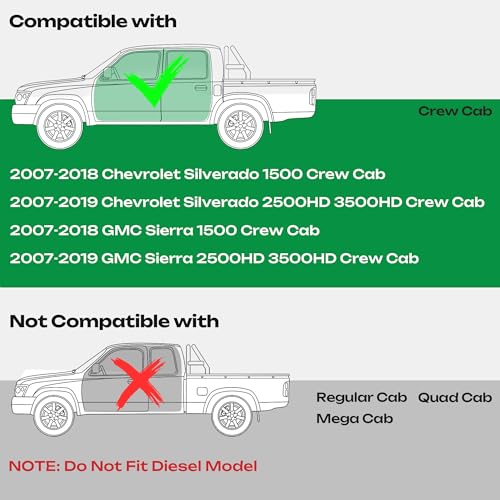 Estribos laterales para Chevrolet Silverado y GMC Sierra miniatura 2