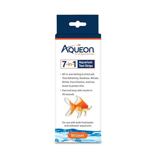 Aqueon 7-in-1 Aquarium Test Strips 50 Count