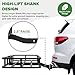 ARKSEN 53 x 19 x 5 Inch Hitch Mount Cargo Rack Carrier with Cargo Net, Ratchet Strap & Hitch Tightener, 500 Lbs Capacity Heavy Duty 2