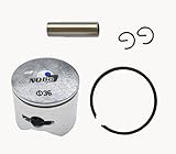 Generic Piston kit 36mm dia Fit for 36mm Piston Size 2- Stroke 1/5 Remote control Gasoline RC car Engine Parts 29cc Power Replacement for Zenoah Rovan CY engine parts