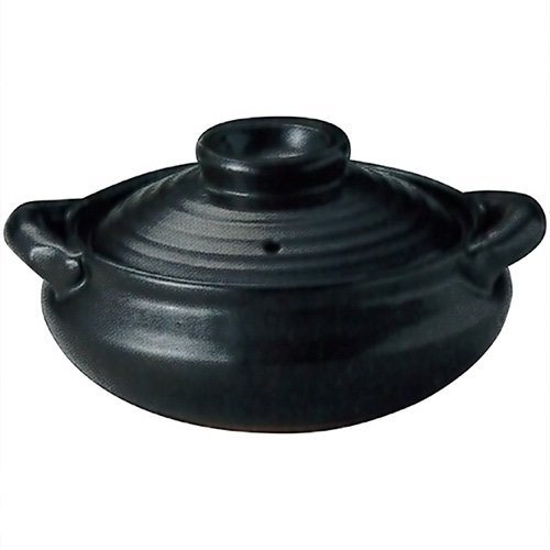 Amazon.co.jp: CtoC JAPAN Select 土鍋 ブラック 壺型鍋 17x9.7cm 0.7L